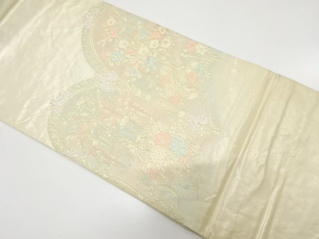 JAPANESE KIMONO / ANTIQUE FUKURO OBI (MATERIALS) / WOVEN- PATTERNS OF 